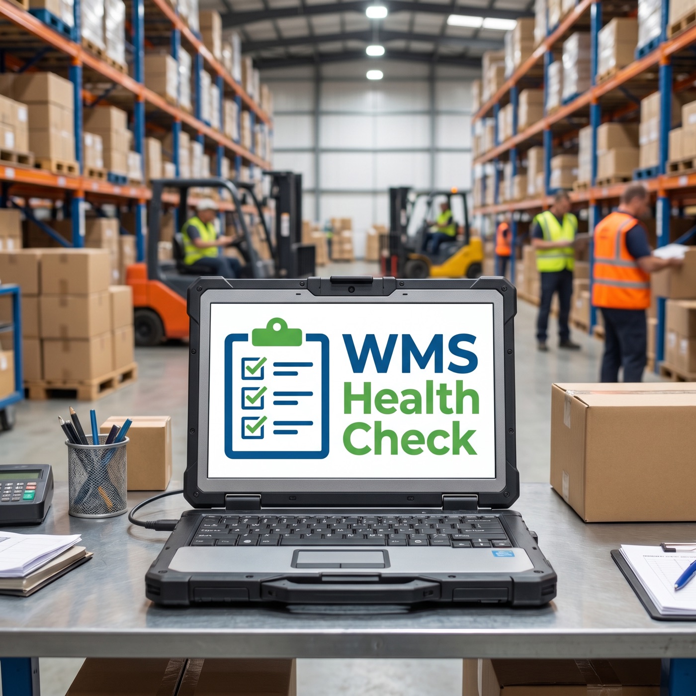 15-Minute WMS Health Check: interactive quiz checklist for 3PL and warehouse operators